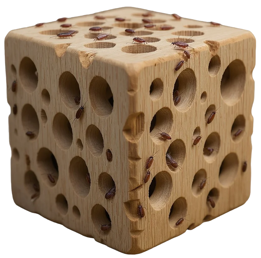 Tratamiento contra la carcoma en Málaga - Control de Plagas Málaga